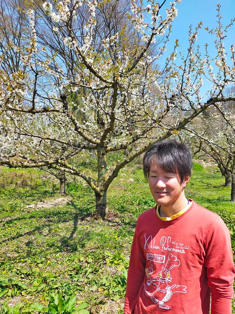 さくらんぼの生産者 渡辺貴幸さん